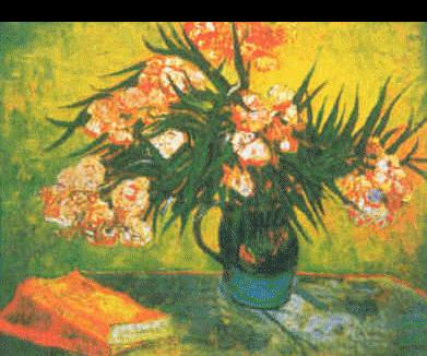 Vincent Van Gogh Still Life, Oleander and Books